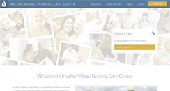 Desktop Screenshot of mayfairvillagenursingcenter.com